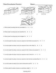 Plate Boundaries And Crustal Features Worksheet Plate Boundaries Boundaries Worksheet Worksheets