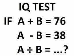 Maybe you would like to learn more about one of these? Iq Test If A B 76 With Answer Forward Junction Puzzles