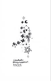 Pisces Astrology Tattoo Astrology Tattoo Cute Tattoos Art Drawings Sketches Creative