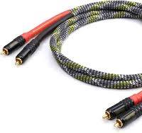 DREEK 5N OFC posrebrzany kabel audio z wtyczką wtykową (1,5 metra) :  Amazon.pl: Elektronika