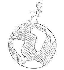 Easy, step by step earth drawing tutorial. Earth Drawing Stock Photos And Images 123rf