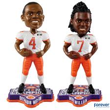Texans qb deshaun watson's 49 td runs vs bengals. Bobbleheads Unveiled For Clemson S Watson And Williams News Postandcourier Com