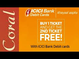 2 free tickets every month. How To Get Free Movie Tickets From Icici Coral Debit Or Credit Card Youtube