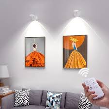 Đèn tường soi tranh, đèn spotlight cao cấp điều khiển từ xa B259 »