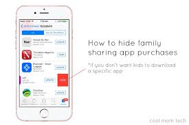 Tech Trick How To Hide App Purchases From Family Sharing App Kids Tech Book App