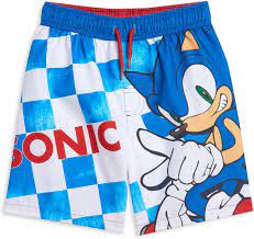Amazon.com: SEGA Sonic The Hedgehog Toddler Boys Swim Trunks Bathing Suit  4T: Clothing, Shoes & Jewelry