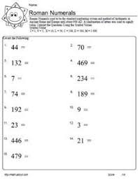 Gain Practice Using Roman Numerals With These Worksheets Roman Numerals Roman Numeral Conversion Roman