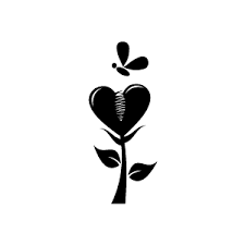 «чёрно‑белая любовь» (black and white love). Heart Clipart Black And White Love Black And White Clipart Wikiclipart