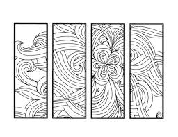 We have over 3,000 coloring pages available for you to view and print for free. Diy Bookmarks Set Of 4 Printable Coloring Page Adult Etsy