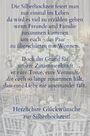 Für euch kann es nur eine säule geben glücklich in der ehe zu leben feurig darf es heute sein alles liebe zur rubin hochzeit euch. 11 Gluckwunsche Zur Silberhochzeit Ideen Gluckwunsche Zur Silberhochzeit Silberhochzeit Silberhochzeit Spruch