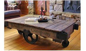 Antique Lineberry Factory Cart Coffee Table Railroad Cart Coffee Table Coffee Table Restoration Unique Coffee Table Design
