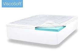 Viscosoft 4inch King Luxury Dual Layer Gelinfused Memory Foam Mattress Topper Includes Quilted Layered Mattress Top Memory Foam Mattress Memory Foam Mattress