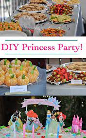 How To Throw The Best Diy Princess Birthday Party Princess Birthday Party Food Diy Princess Party Princess Diy