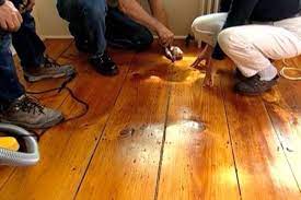 How To Fill Gaps In A Wide Plank Wood Floor Old Wood Floors Wood Floors Wide Plank Refinish Wood Floors