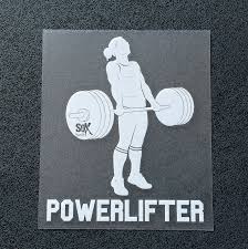  Powerlifter Woman Deadlifting Decal Deadlift Powerlifting Quotes Powerlifting