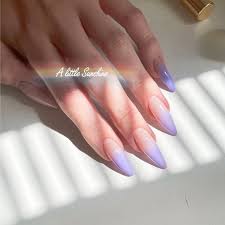 Paint your fingertips with the coolest ombre nail designs to instantly graduate your look from basic to brilliant. A Little Sunshine Handmade Customized Barbie Pink Purple Ombre Etsy Purple Gel Nails Purple And Pink Nails Almond Nails Designs