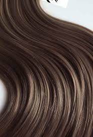 Hazelnut brown is a beautiful warm brown color without red and ideal to mix together. Hazelnut Brown Machine Tied Weft Extensions Natural Straight Human Hair Miellee Hair Company