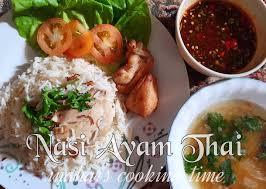 Resep 'nasi tim ayam' paling teruji. Inahar S Cooking Time Nasi Ayam Thai Super Sedap