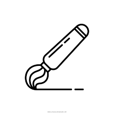 Free for commercial use and with no attribution required. Paint Brush Coloring Page Ultra Coloring Pages