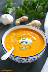 Recipe yields 4 bowls or 6 cups of soup. Best Ever Creamy Carrot Ginger Soup The Busy Baker