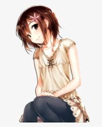 Comb the hair on the front to one side almost about to cover your eye. Transparent Anime Girl Hair Png Anime Girl Short Hair Png Download Transparent Png Image Pngitem