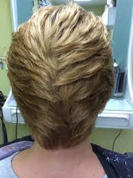 The formation of this hairstyle requires that hair be combed backwards all round the sides of the head whereby the combs teeth is used to make out a central parting running from the crown downwards to the back of the head at the nape which resembles the duck's rear end leading to the name duck tail. Feathered Ducktail Haircut Women S Novocom Top