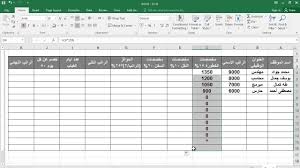 اكسل Excel عمل برنامج حساب الراتب Youtube
