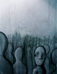 Isolation Vii Fatzebra Portfolio Design Illustration Art Abstract Face Art Modern Art Paintings Emotional Art