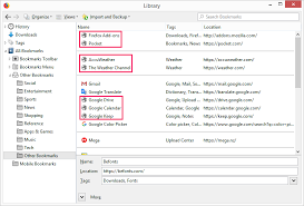 Some Bookmarks Icons Are Missing How Fix This Firefox