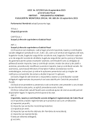 Conținutul acestui material nu reprezintă în mod obligatoriu poziția oficială a uniunii europene sau a guvernului româniei. Https Static Anaf Ro Static 10 Anaf Legislatie L 227 2015 Pdf
