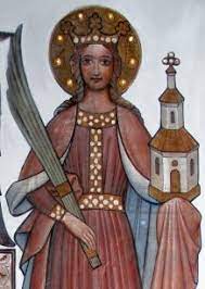 Als sie dann die christliche religion kennenlernte, sah sie in einen die menschen beteten um hilfe der heiligen barbara. Die Heilige Barbara Und Der Bluhende Zweig Erzbistum Koln