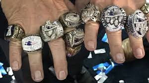 New england patriots quarterback tom brady shows off his six super bowl rings during a ring ceremony thursday at the home of patriots owner. Here S Why Bill Belichick Was Wearing 10 Huge Rings At The Patriots Ring Party Cbssports Com