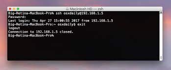 What is terminal application in windows? How To Ssh On Mac With The Native Ssh Client Osxdaily