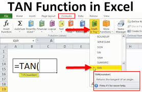 Tan In Excel Formula Examples How To Use Tan Function