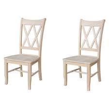 It is made of unfinished oak and offers the warm appeal of natural wood. Unfinished Oak Chairs Target