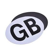 Magnetic gb stickers for cars. Magnetic Gb Plate Sticker 2 Pack Buy Online In Andorra At Andorra Desertcart Com Productid 47988195