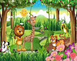 Baca episode terbaru a simple thinking about bloodtype di line webtoon, gratis! Beibehang Custom Kindergarten Background Mural Wallpaper Fantasy Giraffe Lion Animal Forest Cartoon Children S Room 3d Wallpaper Wallpapers Aliexpress