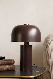 Burgundy Red Retro Cylinder Table Lamp Rockett St George In 2020 Table Lamp Lamp Floor Lamp
