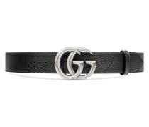 Gucci 409417 2cm leder gürtel belt gg marmont gg logo schnalle ledergürtel 90. Gucci Ledergurtel Sale 40 Bei Mybestbrands
