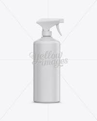 Plastic Bottle W Trigger Sprayer Mockup In Bottle Mockups On Yellow Images Object Mockups Design Mockup Free Trigger Sprayer Mockup Free Psd