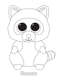 Ty is an american multinational corporation headquartered in illinois oak brook and a suburb of chicago. Rocco Beanie Boo Coloring Page Free Printable Coloring Pages For Kids