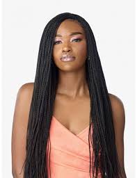 Sensationnel Cloud 9 4x4 Multi Part Swiss Lace Front Wig Micro Box Braid 28 Elevate Styles