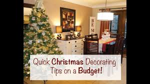 How to decorate our home for 2021 holidays to be in style? Quick Christmas Decorating Tips On A Budget Youtube