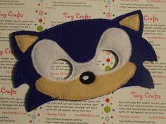 Sonic Hedgehog Inspired Felt Mask For Dress Up Or Halloween Etsy Felt Mask Hedgehog Accessories Sonic The Hedgehog Costume