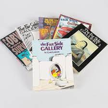 Bilder för 437780. ALBUM, 6 st. Gary Larson, The far side gallery samt  Dilbert, Its obvious you wont survive by your wits alone. - Auctionet