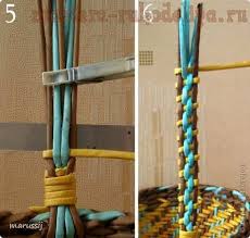 плетение из газет мастер класс елены тищенко пошагово для начинающих Master Klass Po Pleteniyu Iz Gazet Pletenie Ruchki Pletenie Skruchennaya Bumaga Pletenie Korzin