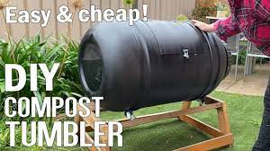 There are two methods to built a compost tumbler. How To Make A Diy Compost Tumbler Bin So Cheap Easy Youtube