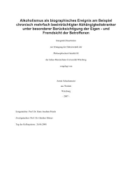 Erstell deinen lebenslauf im online editor! Alkoholismus Als Biographisches Ereignis Am Beispiel Chronisch