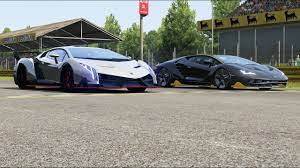 Lamborghini Veneno Vs Lamborghini Centenario At Monza Full Course Lamborghini Veneno Lamborghini Centenario Lamborghini
