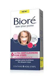 Biore Witch Hazel Pore Strips Aha Bha Cleansing Glow Mousse Skin Care And Fragrance Pore Strips Biore Pore Strips Nose Strips